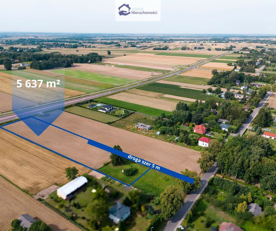 Teren podzielony na 3 działki, bez podatku PCC