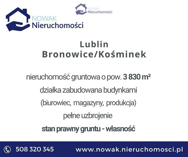 biura, magazyny, hala produkcyjna