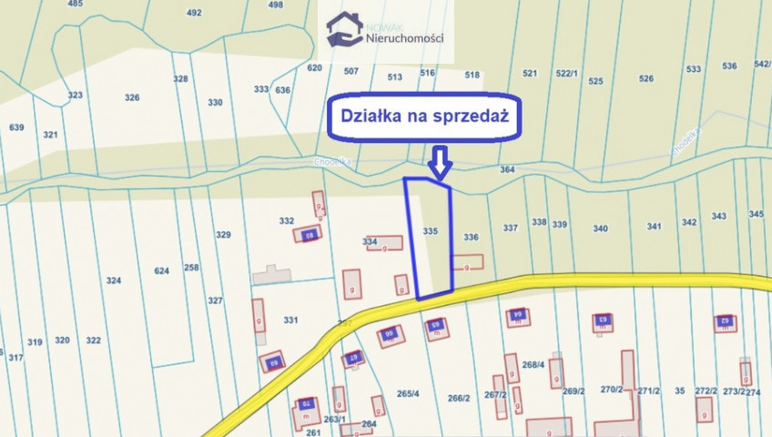 Działka Sprzedaż Borów
